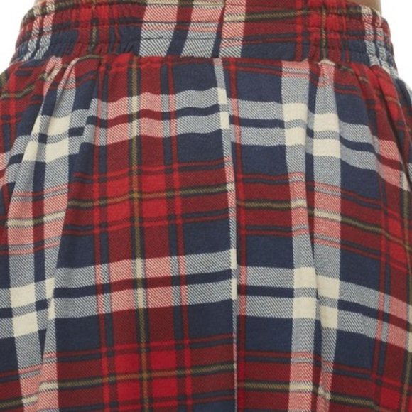 TOV HOLY The Damsel's Red Plaid Flowing Maxi Skirt - Picture 10 of 11
